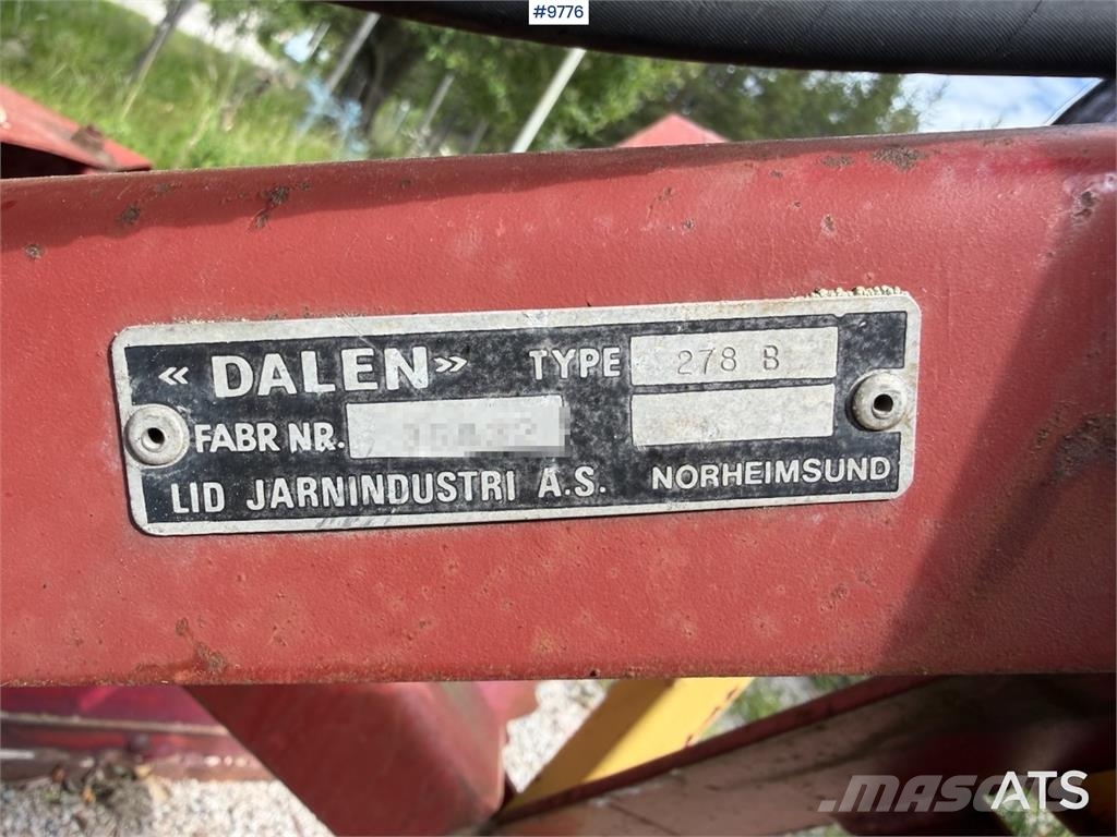 Dalen 278B حراثات ونصول الجليد