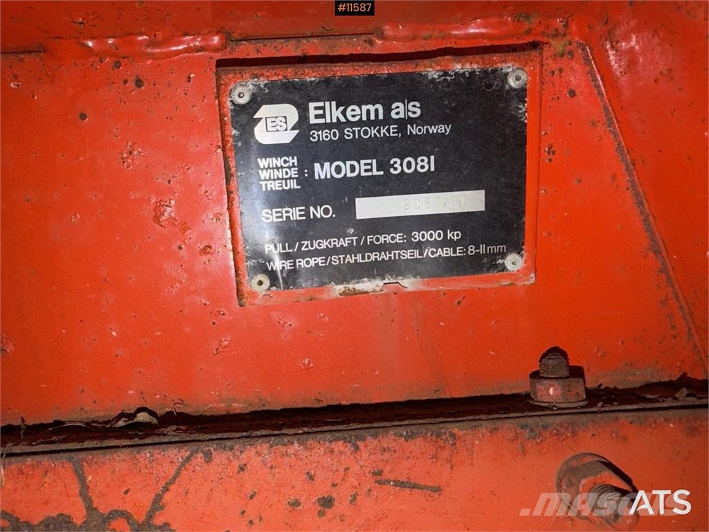 Elkem 380I Skogsvinsj Other components
