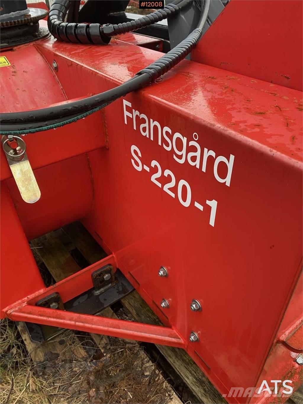 Fransgård S-220-01 Lâminas de neve e arados