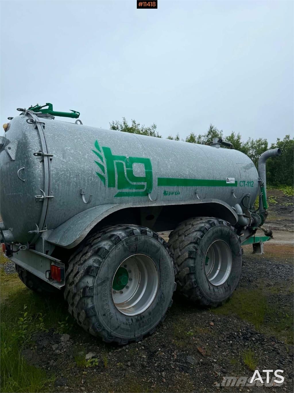Garcia vakumvogn 11.2 m³ m/ kanon Såmaskiner