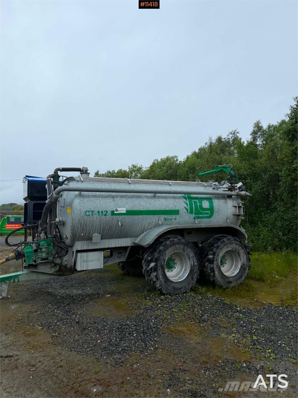 Garcia vakumvogn 11.2 m³ m/ kanon Såmaskiner