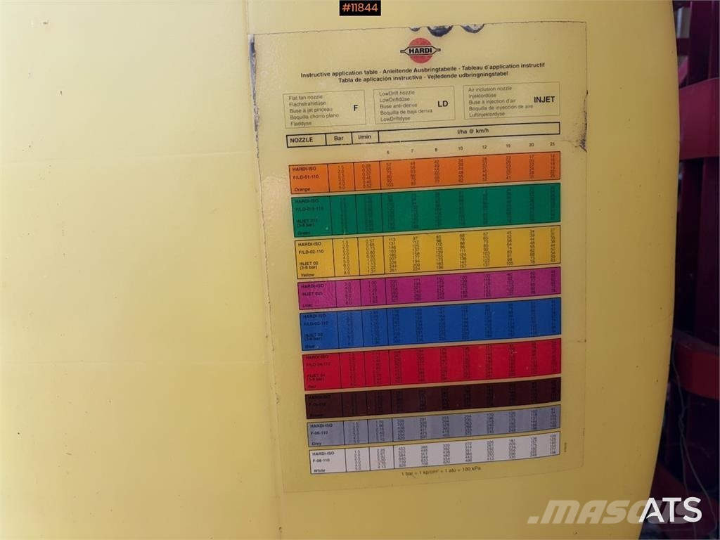 Hardi 1302-NK-600-BK/3-10SB الرشاشات