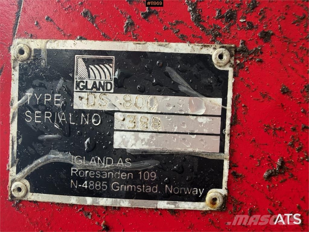 Igland DS 800 Chasse neige