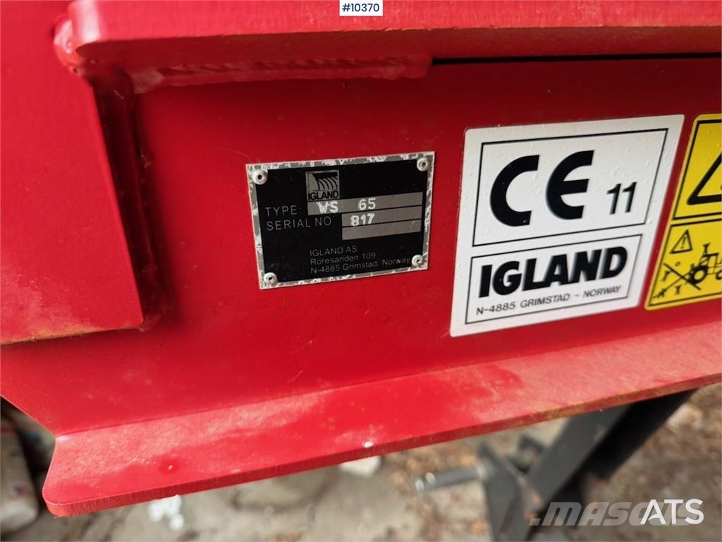 Igland WS 65 Hojas y cuñas quitanieves