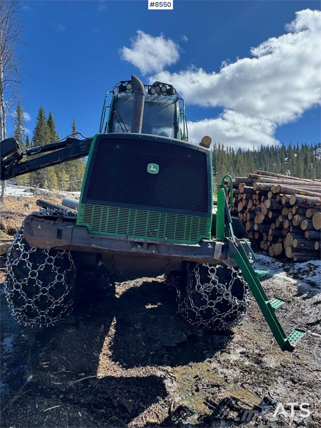 John Deere 1910E Kuormatraktorinosturit