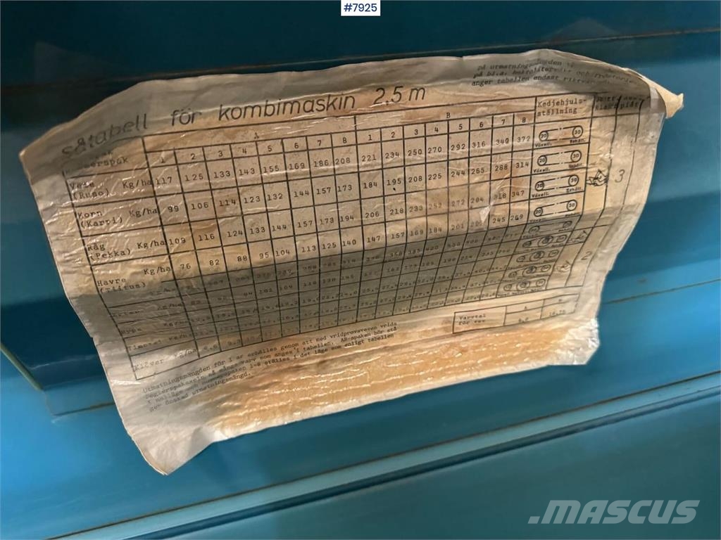 Juko 2,5 m kombi såmaskin Другое корнеплодоуборочное оборудование