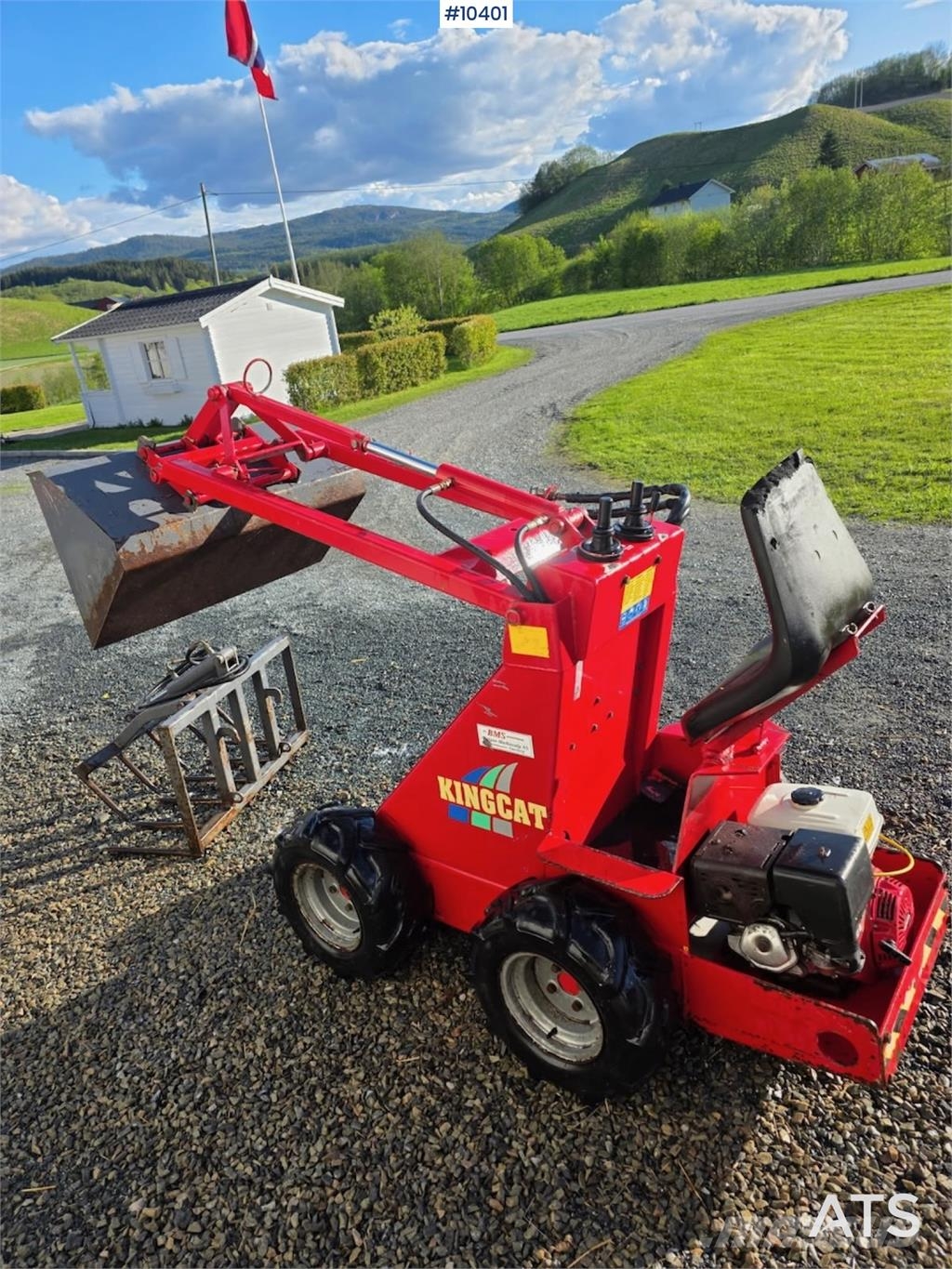 Kingcat KC500 minilaster Daugiafunkciniai pakrovėjai