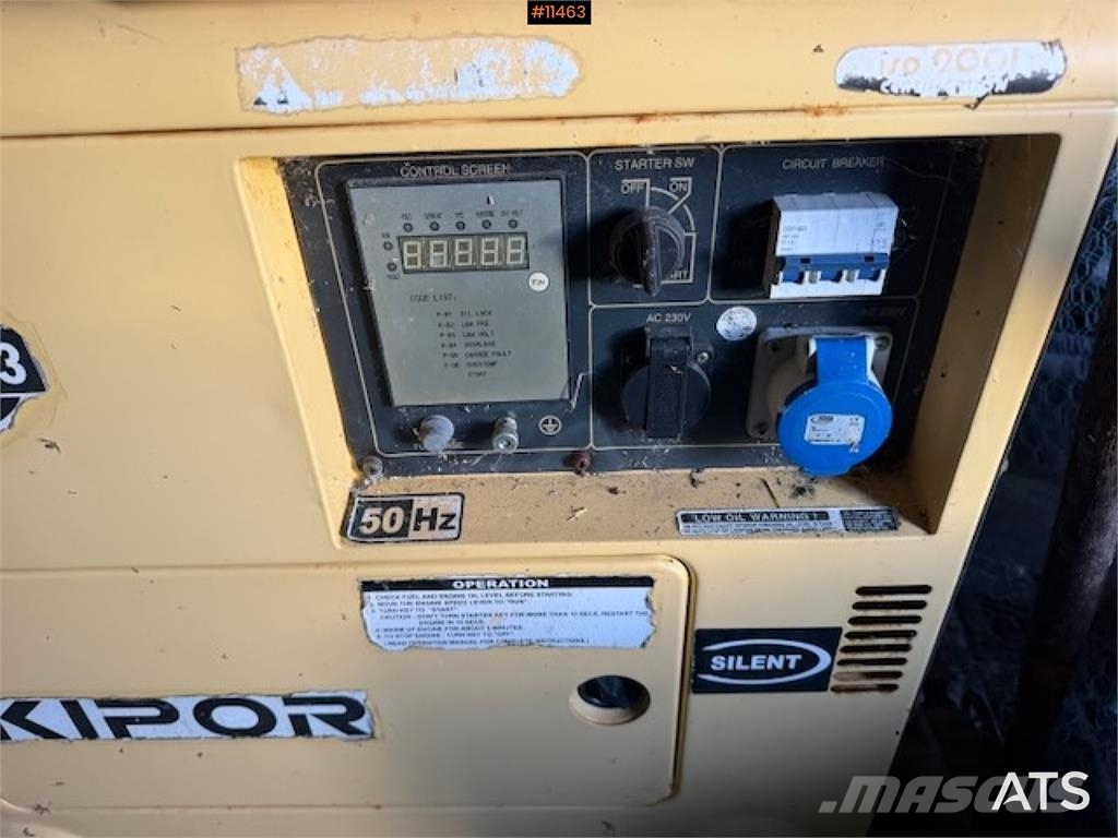 Kipor KDE6700TA2 dieselaggregat Andre komponenter