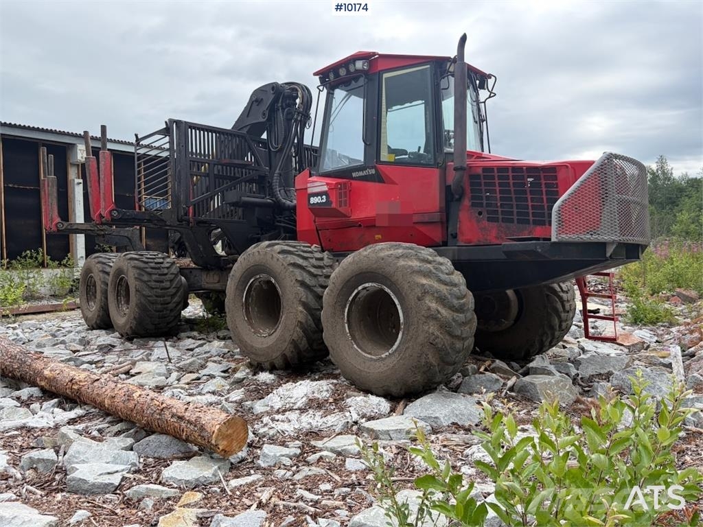 Komatsu 890.3 Lesní jeřáby