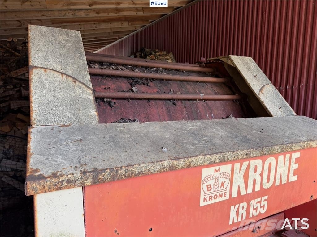 Krone KR155 Cita ražas novākšanas tehnika