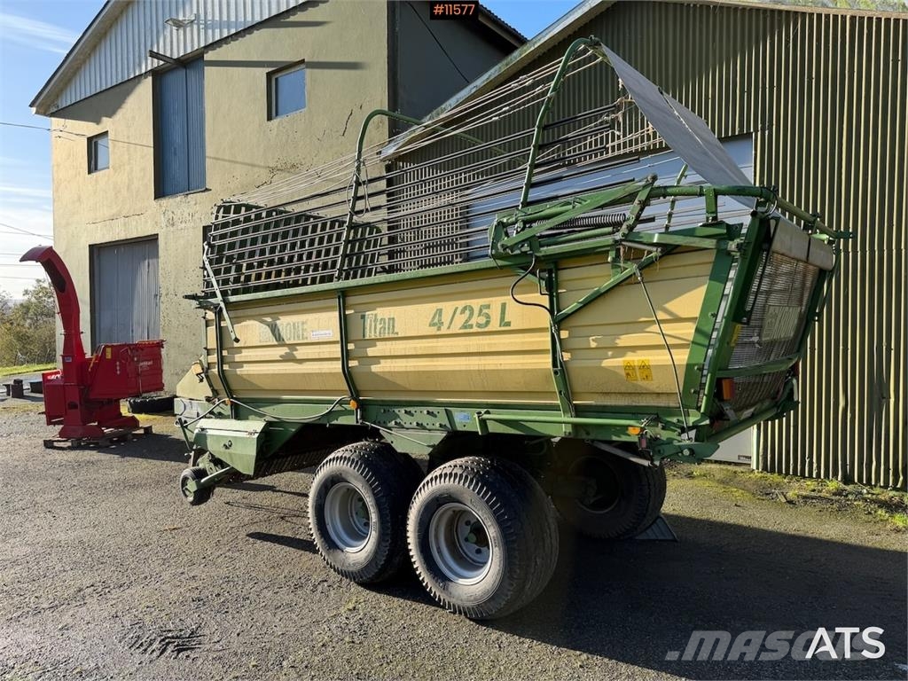 Krone Titan 4/25 Lessevogn Other vegetable equipment