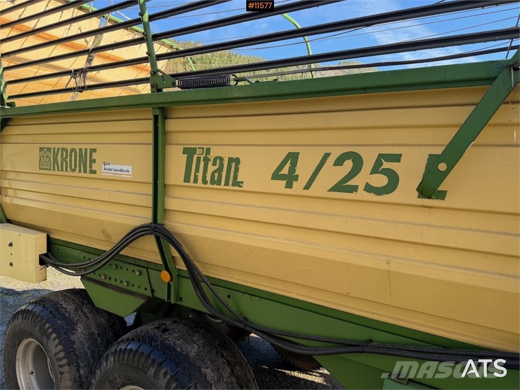 Krone Titan 4/25 Lessevogn Other vegetable equipment
