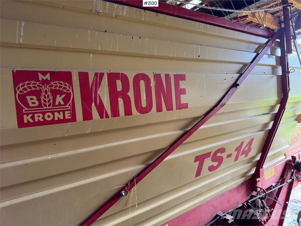 Krone TS 14 Lessevogn Other vegetable equipment