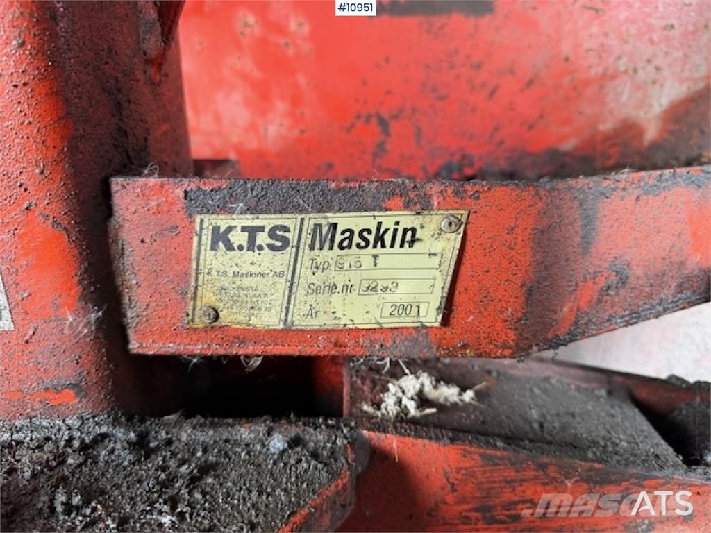 KTS 915 Tømmervogn med kran Timber trailers
