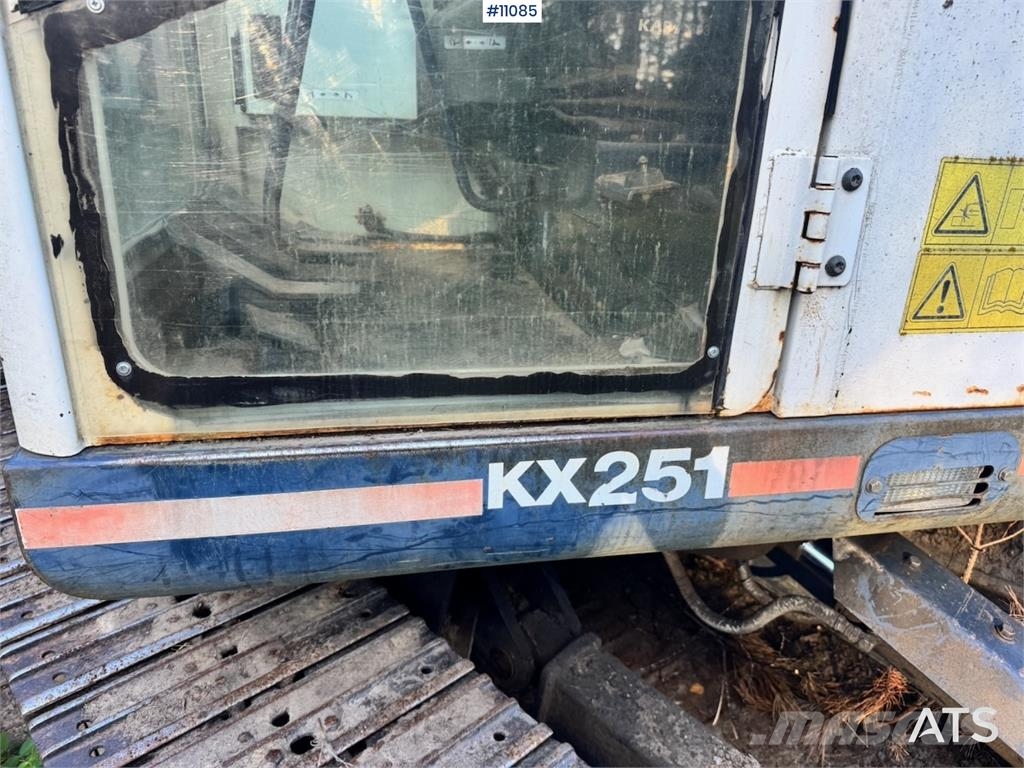 Kubota KX251 Kāpurķēžu ekskavatori