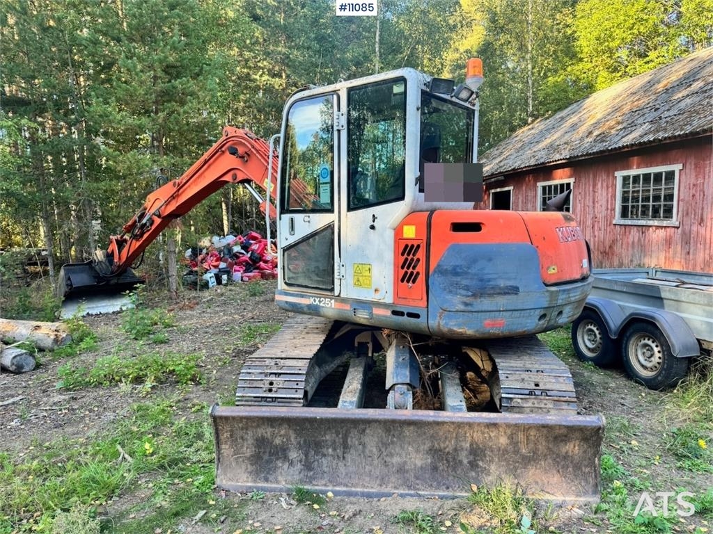 Kubota KX251 Kāpurķēžu ekskavatori