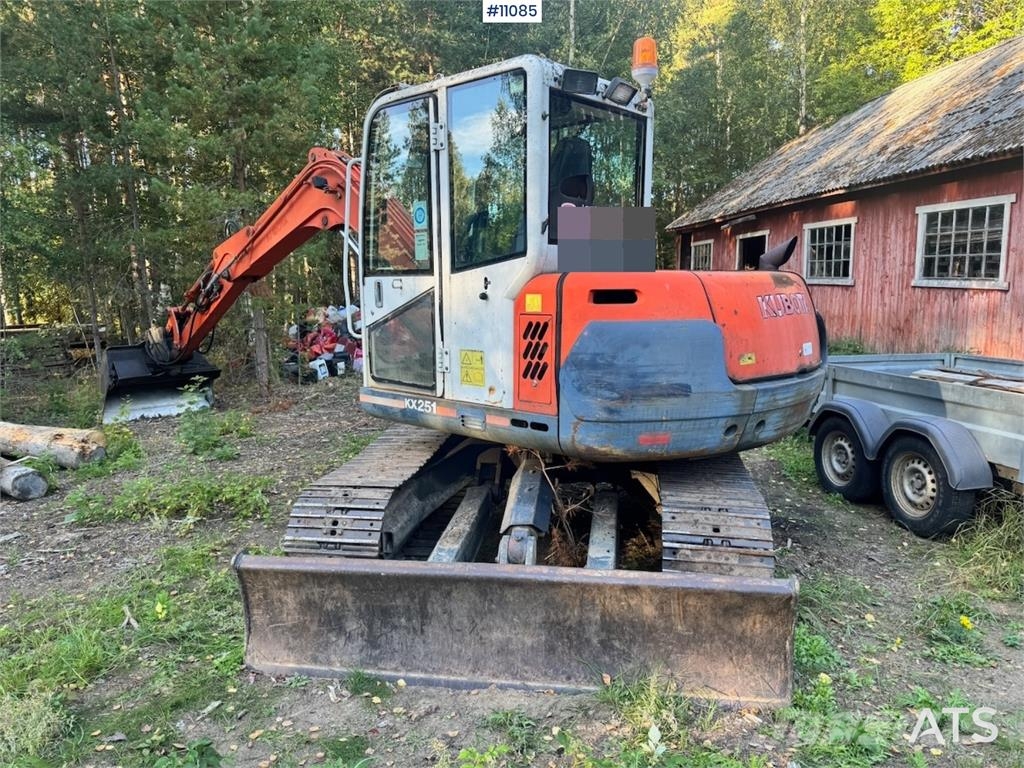 Kubota KX251 Kāpurķēžu ekskavatori