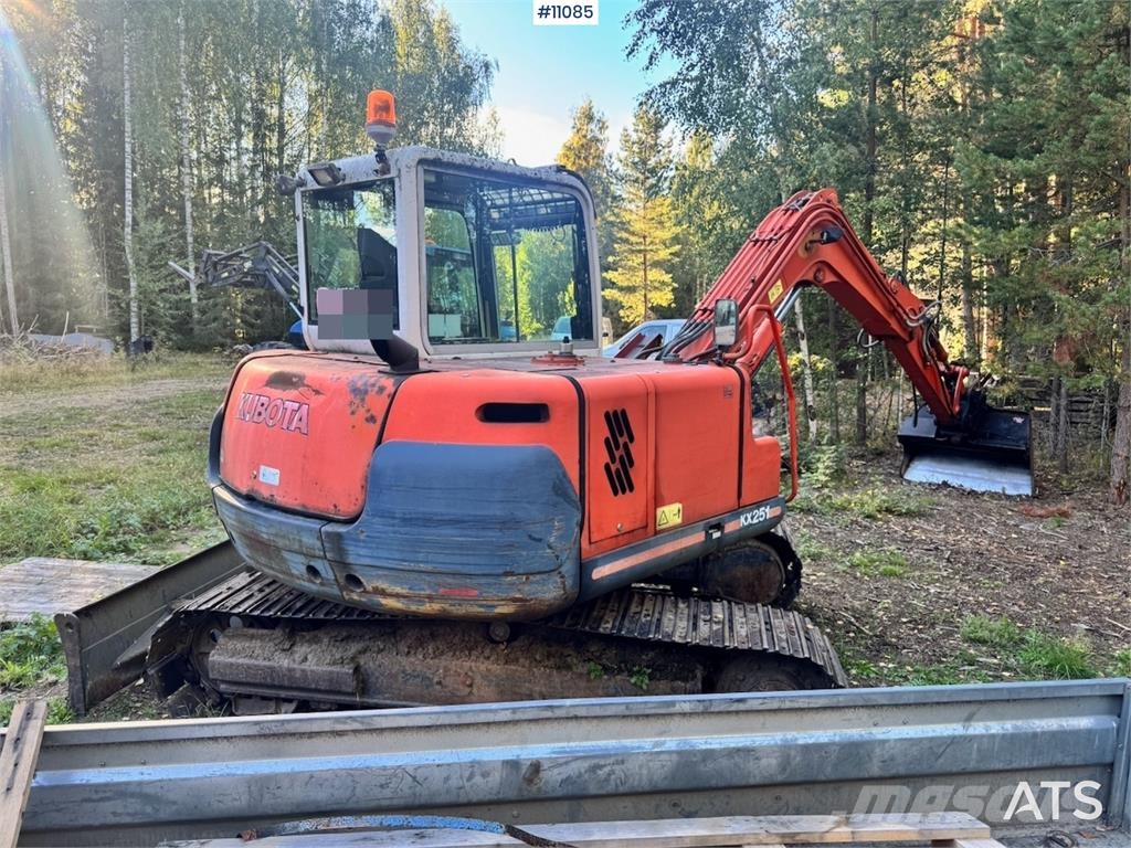 Kubota KX251 Kāpurķēžu ekskavatori