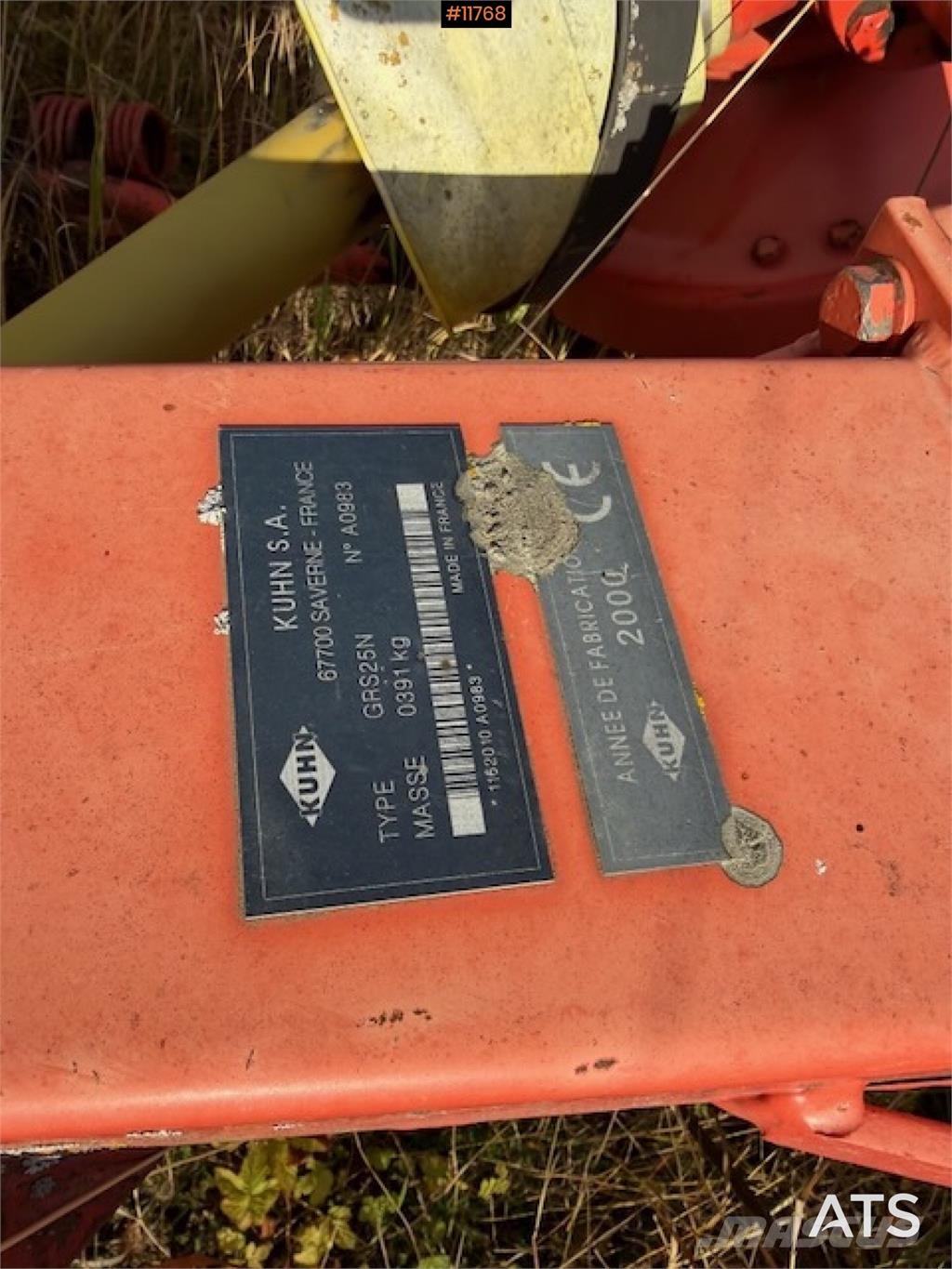 Kuhn GRS 25 N Kombi rive Ostala oprema za žetvu
