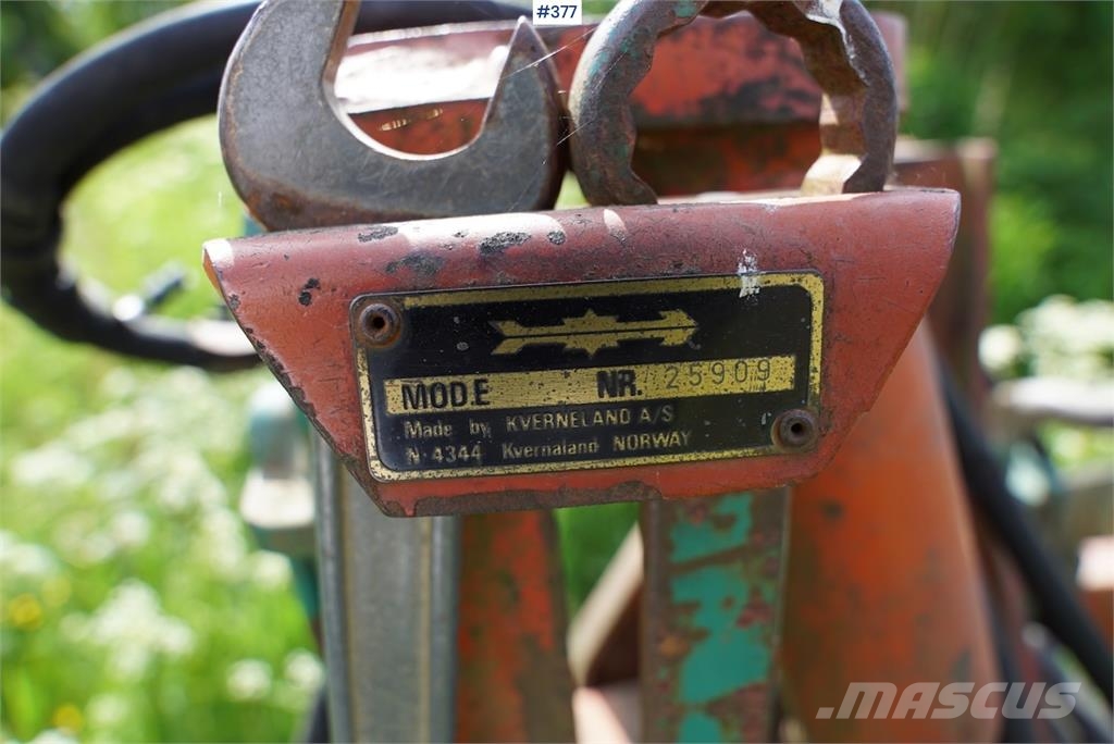 Kverneland Plog Overige grondbewerkingsmachines en accessoires