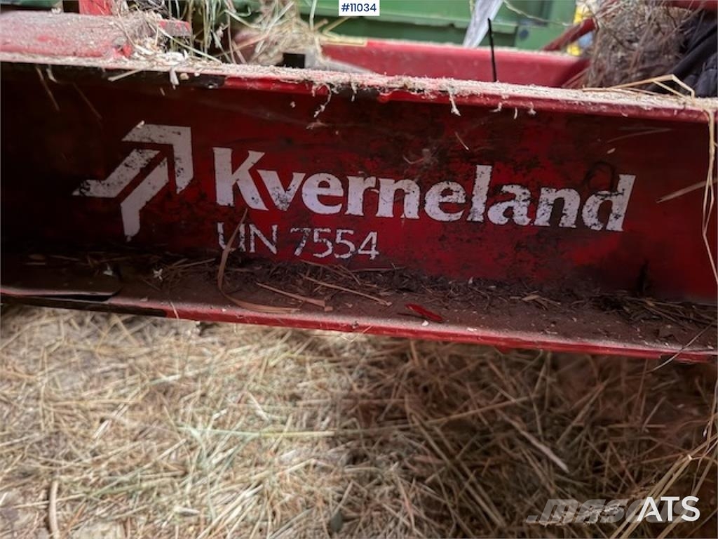 Kverneland UN 7554 Alte echipamente pentru recoltat