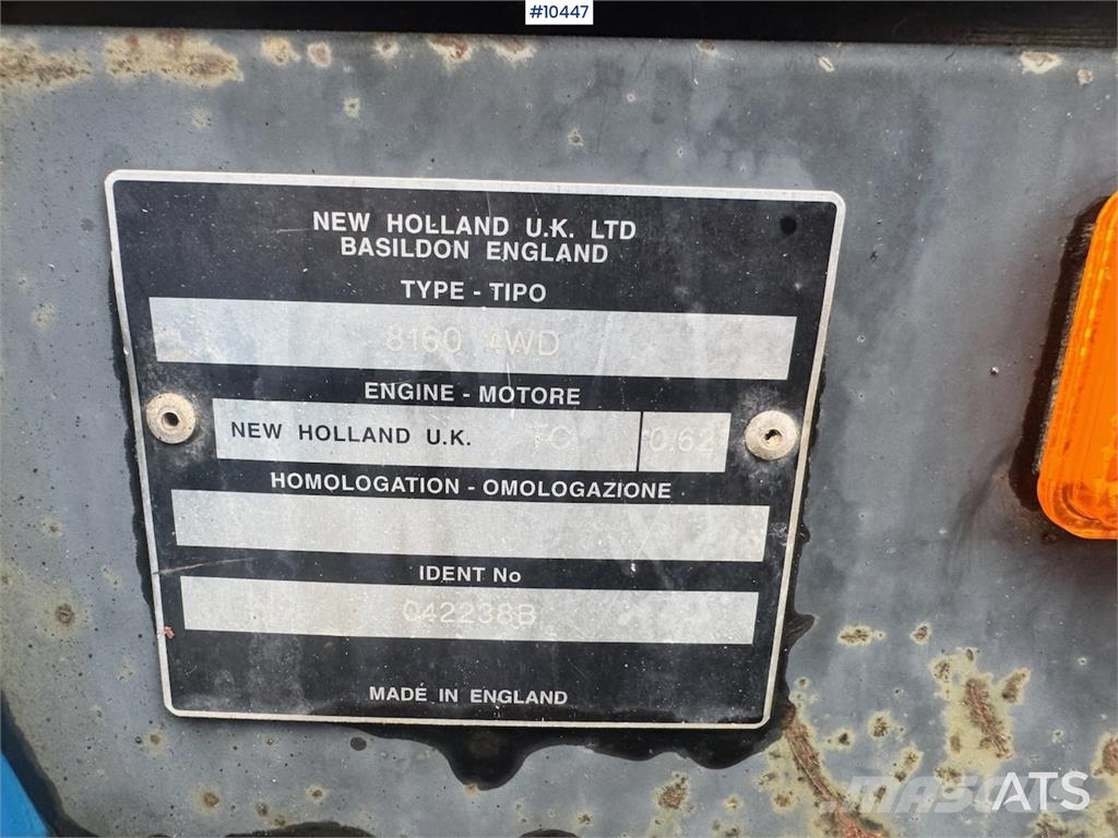 New Holland Ford 8160 トラクター