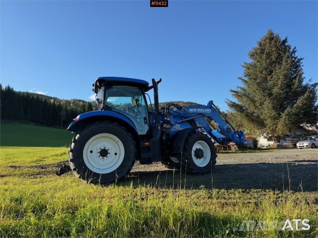 New Holland T6. 180 4x4 traktor med frontlaster Traktorer