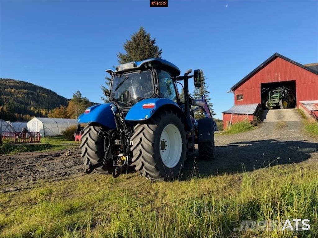 New Holland T6. 180 4x4 traktor med frontlaster Traktorer