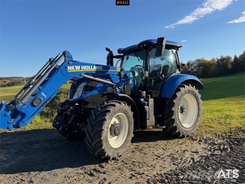 New Holland T6. 180 4x4 traktor med frontlaster Traktorer