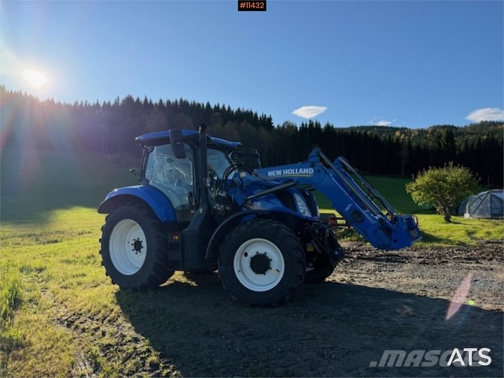 New Holland T6. 180 4x4 traktor med frontlaster Traktorer