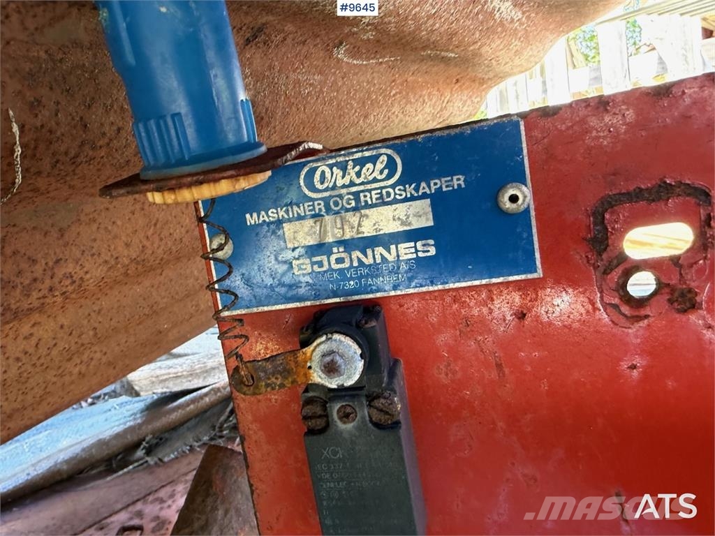 Orkel 792 Fylltømmer Otros componentes