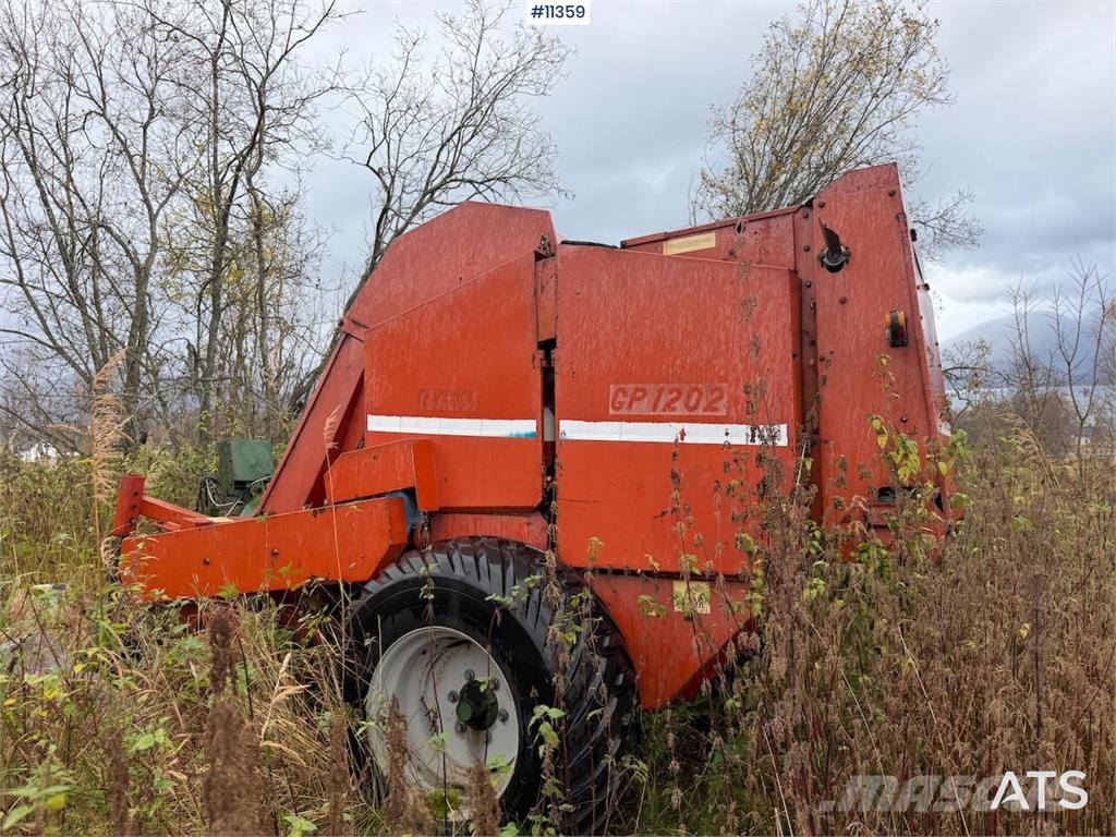 Orkel GP 1202 rundballepresse. Sonstige Erntemaschinen