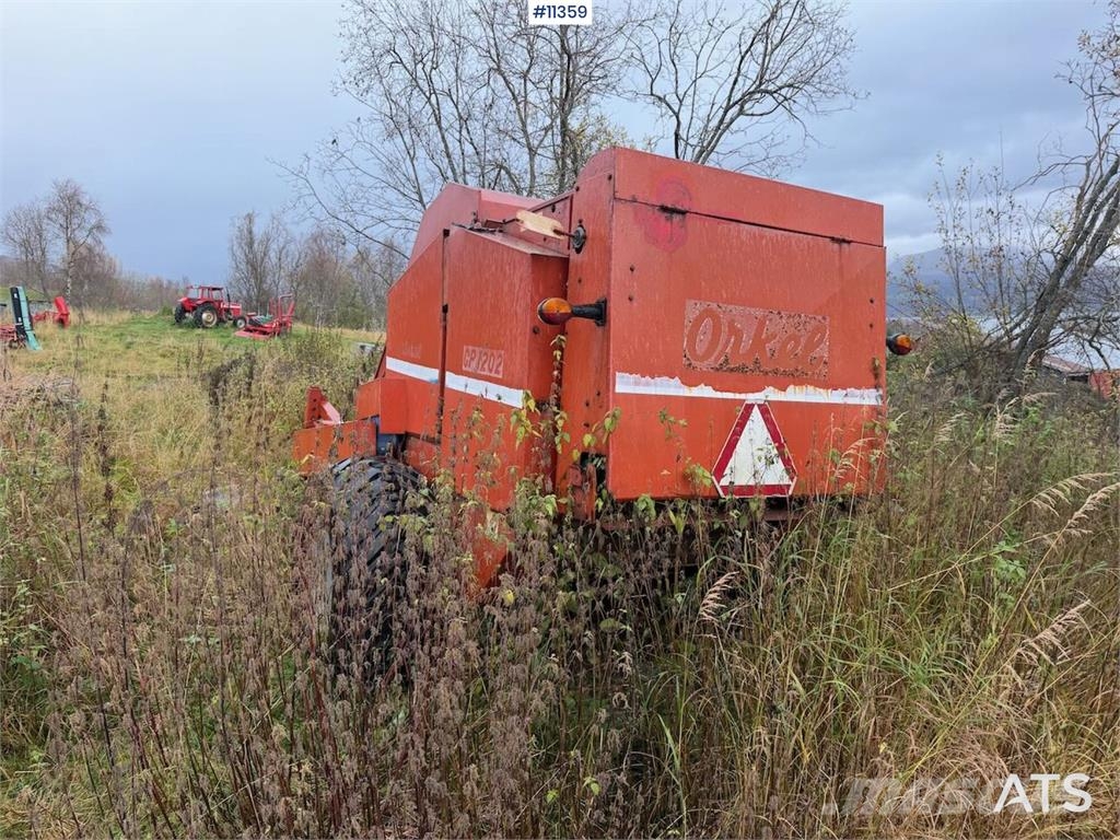 Orkel GP 1202 rundballepresse. Sonstige Erntemaschinen