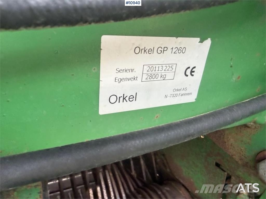 Orkel GP 1260 Další vyorávače, příslušenství