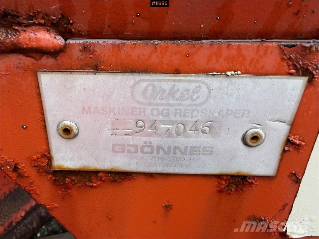 Orkel Snøfreser Snow blades and plows