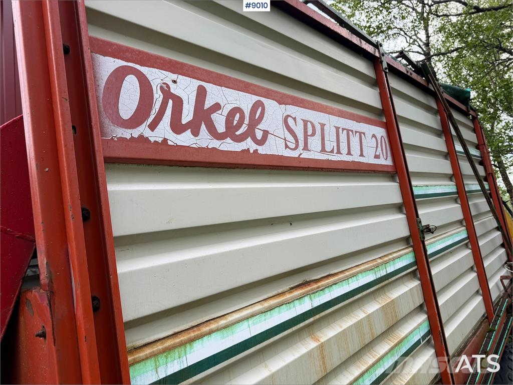 Orkel Splitt 20 Przyczepy zbożowe
