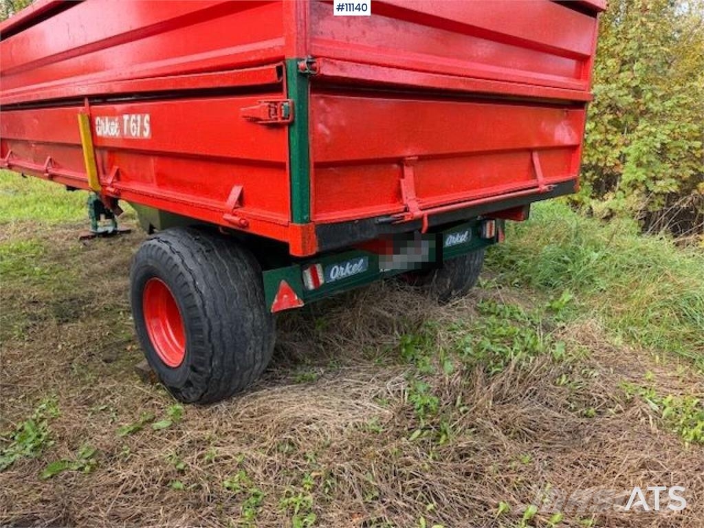 Orkel Traktorhenger Carros de trasladar grano