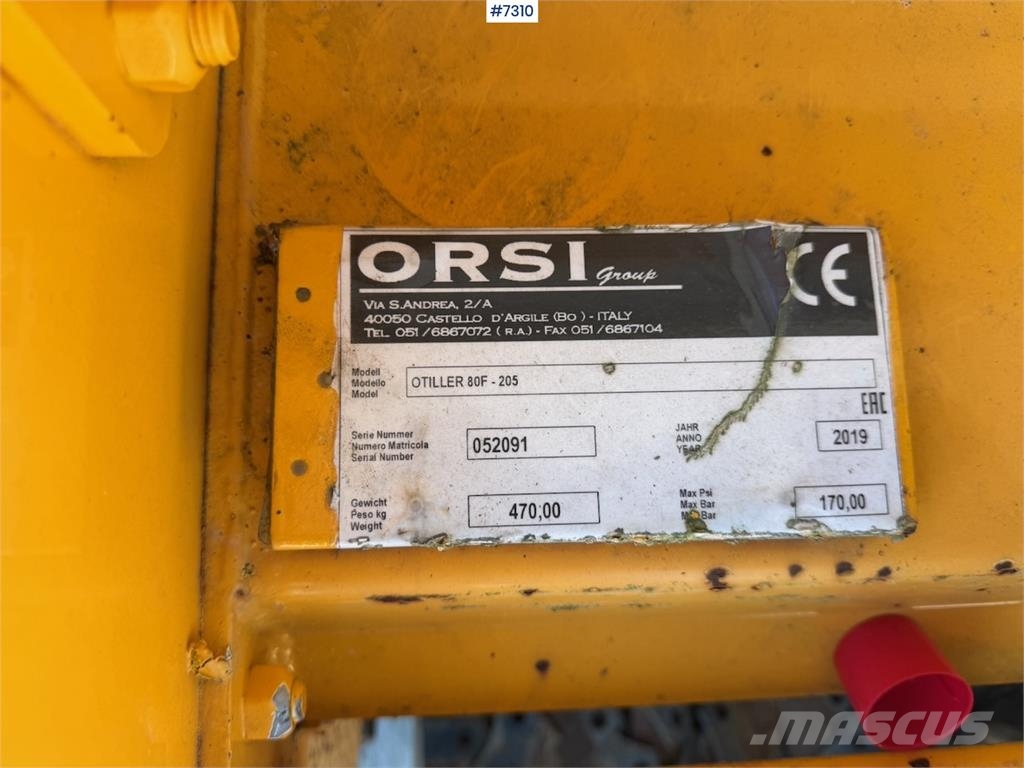 Orsi Otiller 80F-205 Alte masini si accesorii de cultivat