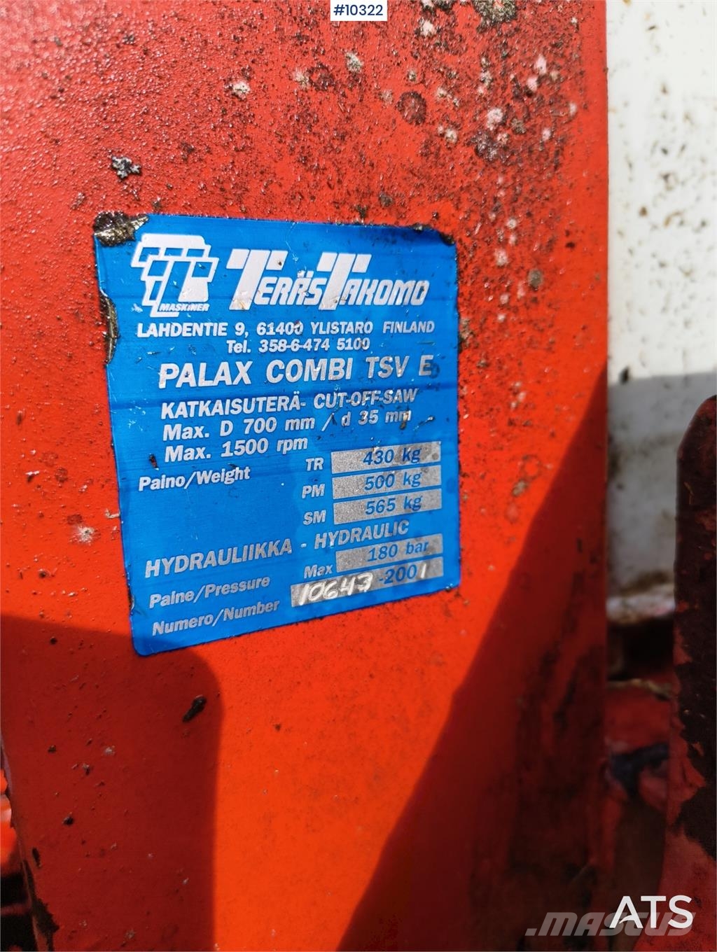 Palax Combi TSV E Citas sastāvdaļas