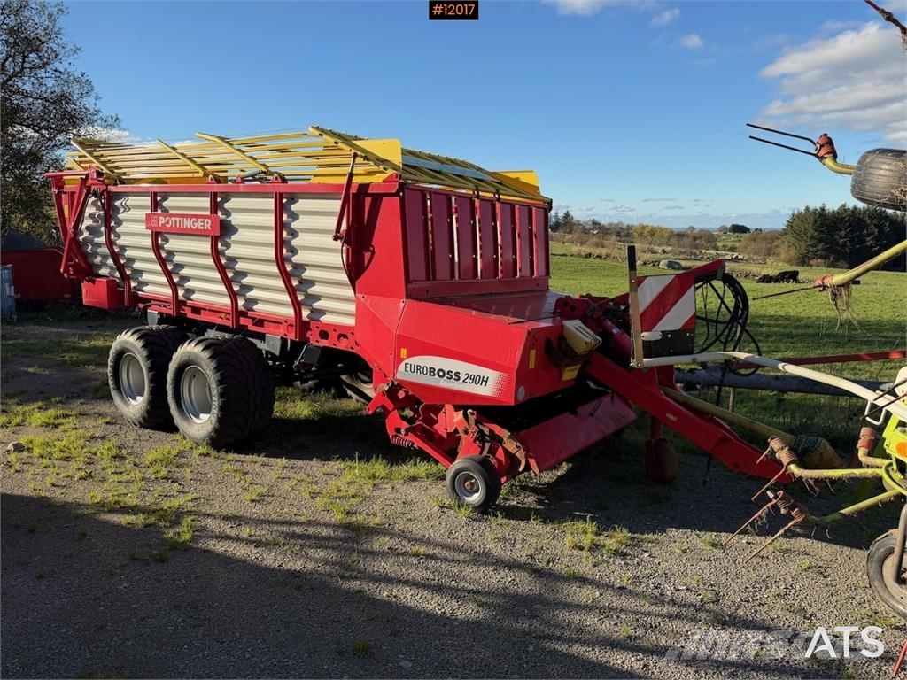 Pöttinger Euroboss 290 H Supermatic Diger hasat ve söküm makinaları