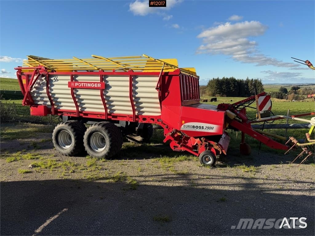 Pöttinger Euroboss 290 H Supermatic Diger hasat ve söküm makinaları