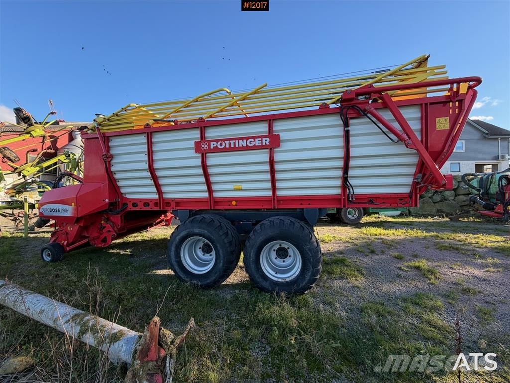 Pöttinger Euroboss 290 H Supermatic Diger hasat ve söküm makinaları