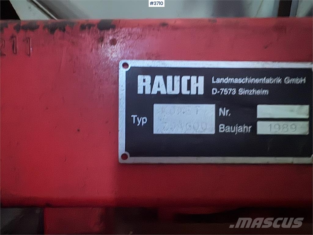 Rauch Komet ZSA600 Såmaskiner