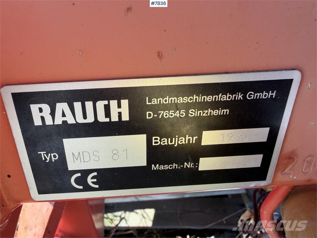 Rauch MDS 81 Sembradoras