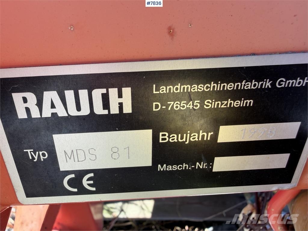 Rauch MDS 81 Sembradoras