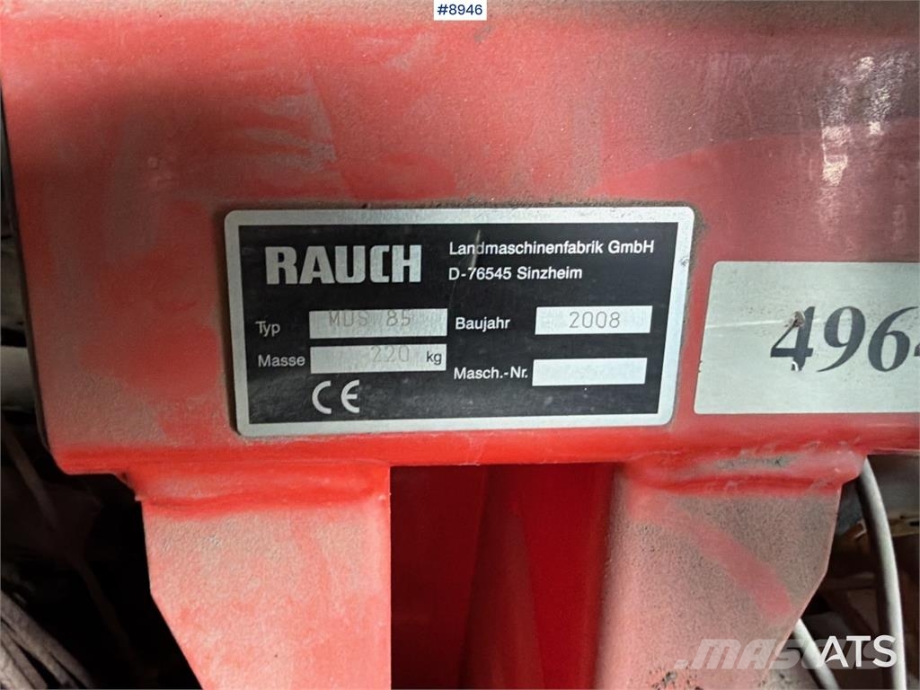 Rauch MDS 85 Zaaimachines