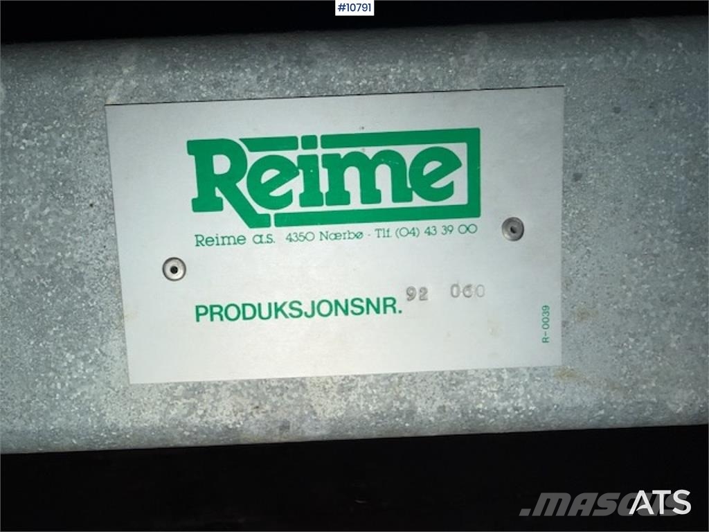 Reime Gjødselvogn Mechanické sejačky