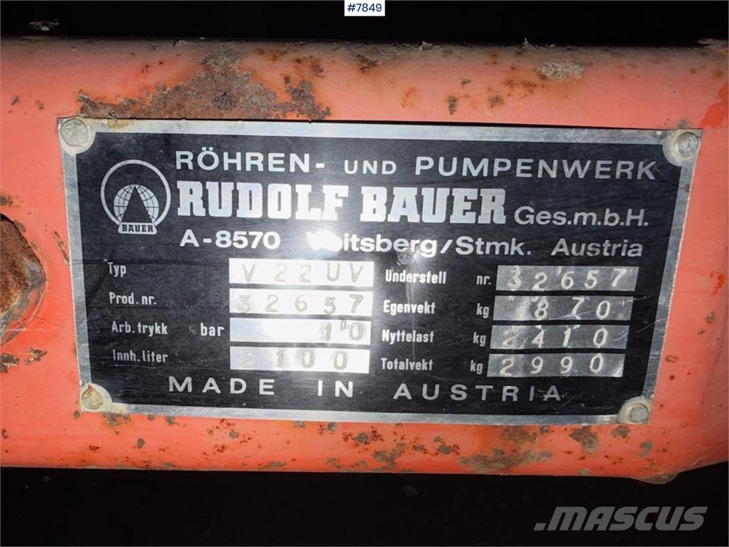 Rudolf Bauer V22UV Інше збиральне обладнання