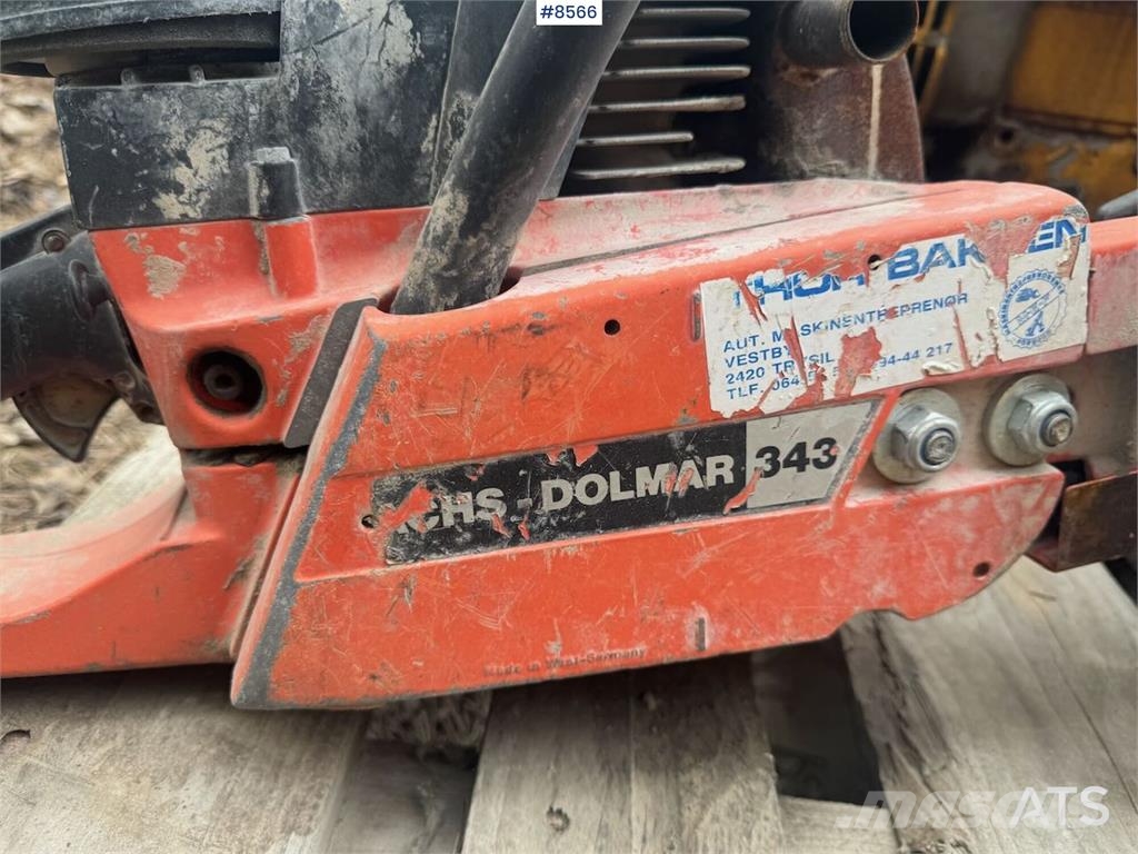 Sachs dolmar 343 Asfaltsag Otros componentes