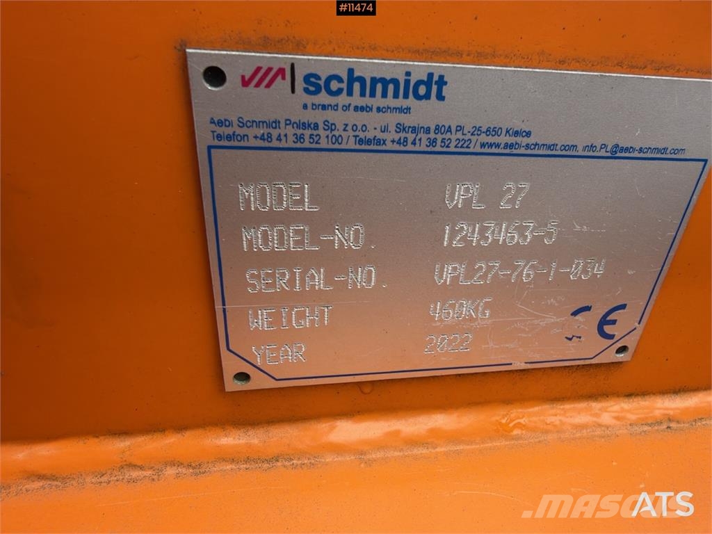 Schmidt VPL 27 حراثات ونصول الجليد